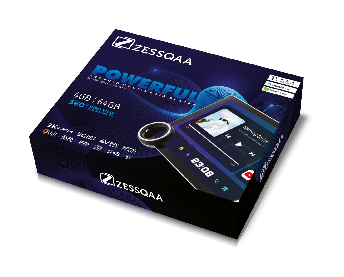 10.5 inch Car Android Media Player - ZESSQAA