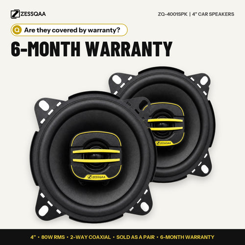 Zessqaa ZQ-4001SPK 4-Inch Car Stereo Speakers