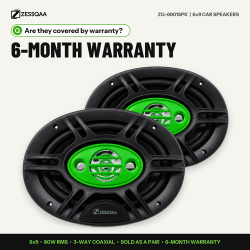 Zessqaa ZQ-6901SPK 6x9 Oval Car Speakers