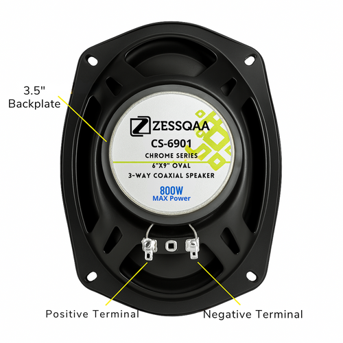 Zessqaa ZQ-6901SPK 6x9 Oval Car Speakers