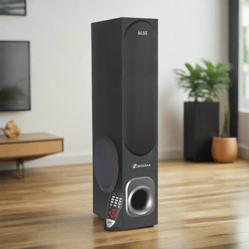 ZESSQAA DZ-07 Single Tower Speaker with Bluetooth