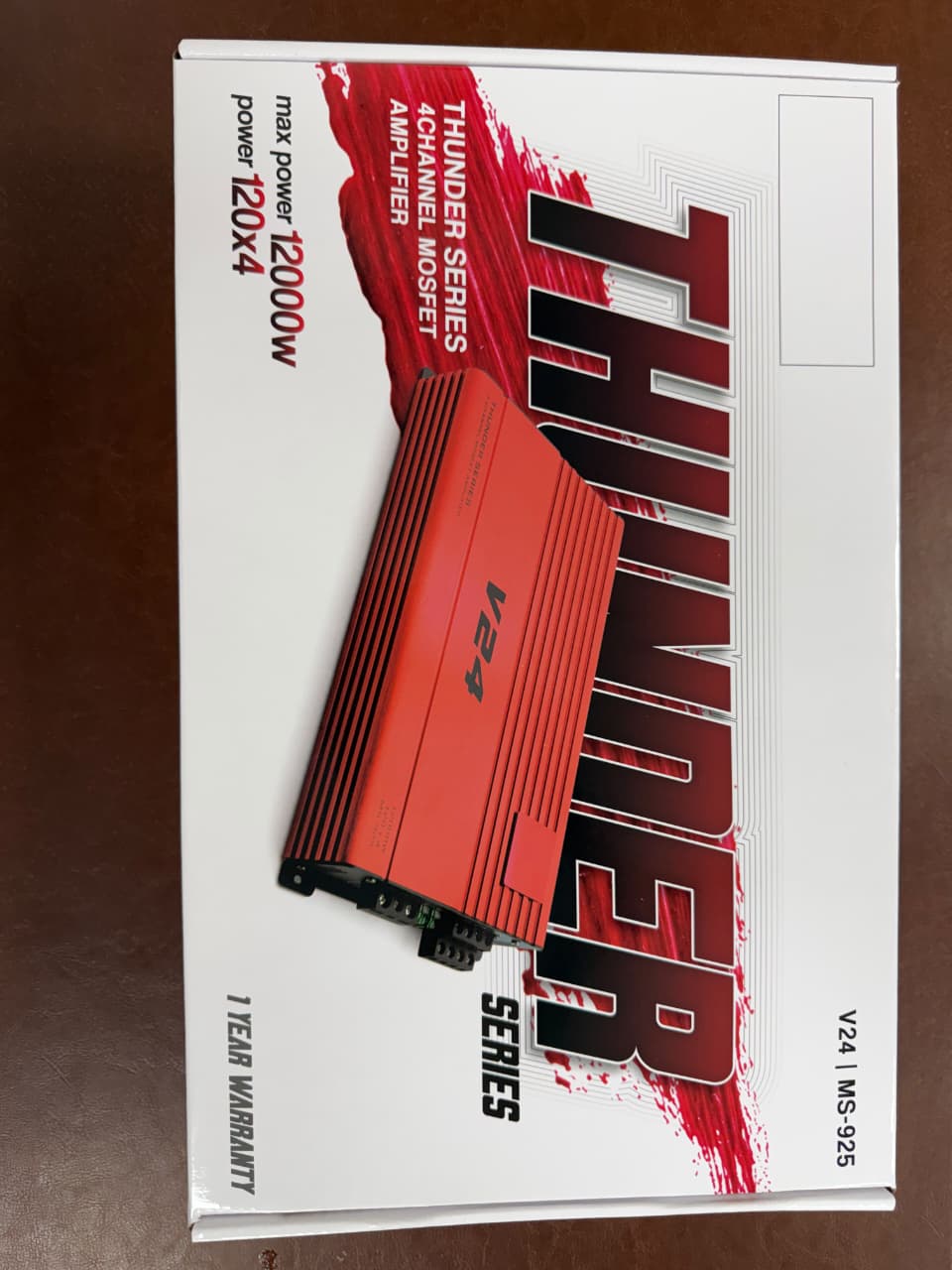 Zessqaa Thunder Series 4-Channel Car Amplifier - Double Coil MOSFET, 120W x 4, 12000W Max, Bridgeable