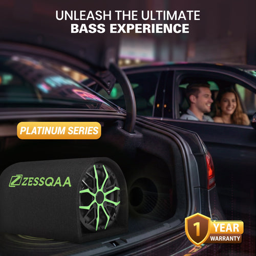 Zessqaa ZQ-801BST 8-Inch Active Basstube with Built-In Amplifier