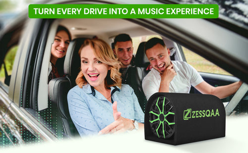 Zessqaa ZQ-801BST 8-Inch Active Basstube with Built-In Amplifier
