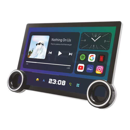 Zessqaa 10.5-Inch QLED Android Car Stereo with CarPlay & Android Auto