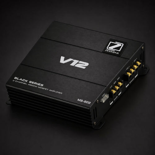 Zessqaa Black Series 2-Channel Car Amplifier MS-802