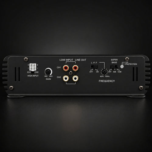 Zessqaa Black Series 2-Channel Car Amplifier MS-802