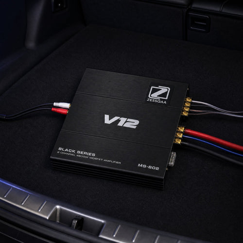 Zessqaa Black Series 2-Channel Car Amplifier MS-802