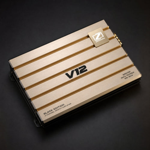 Zessqaa Black Series 4-Channel Car Amplifier (MS-905)