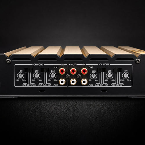 Zessqaa Black Series 4-Channel Car Amplifier (MS-905)