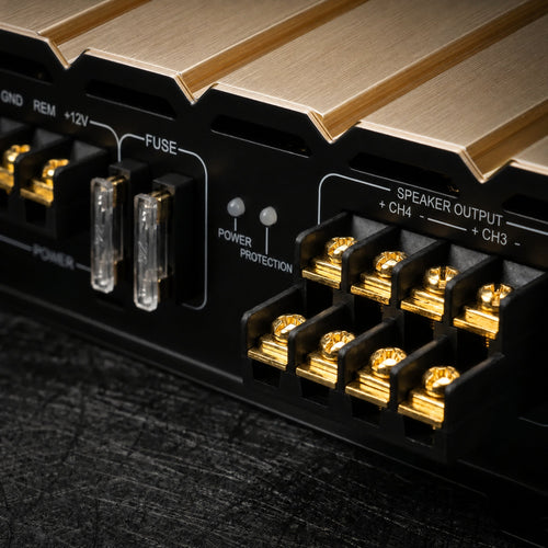 Zessqaa Black Series 4-Channel Car Amplifier (MS-905)