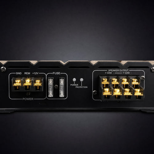 Zessqaa Black Series 4-Channel Car Amplifier (MS-905)