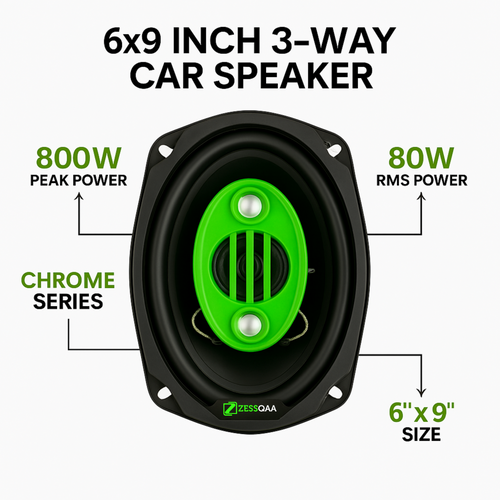 Zessqaa ZQ-6901SPK 6x9 Oval Car Speakers