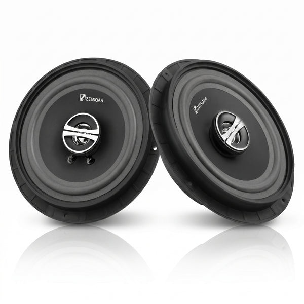 Zessqaa ZQ-650RG 6.5" Rain Guard 3-Way Coaxial Car Speakers (550W, Pair)