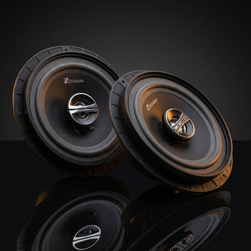 Zessqaa ZQ-650RG 6.5" Rain Guard 3-Way Coaxial Car Speakers (550W, Pair)