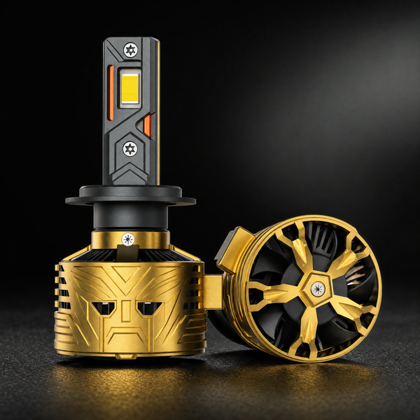 Light + Bass Bundle — LED380 Headlight Kit + ZQ-801BST 8" Basstube