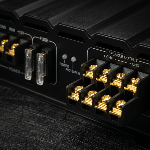 Zessqaa 4-Channel Car Amplifier — Black Series (MS-905)