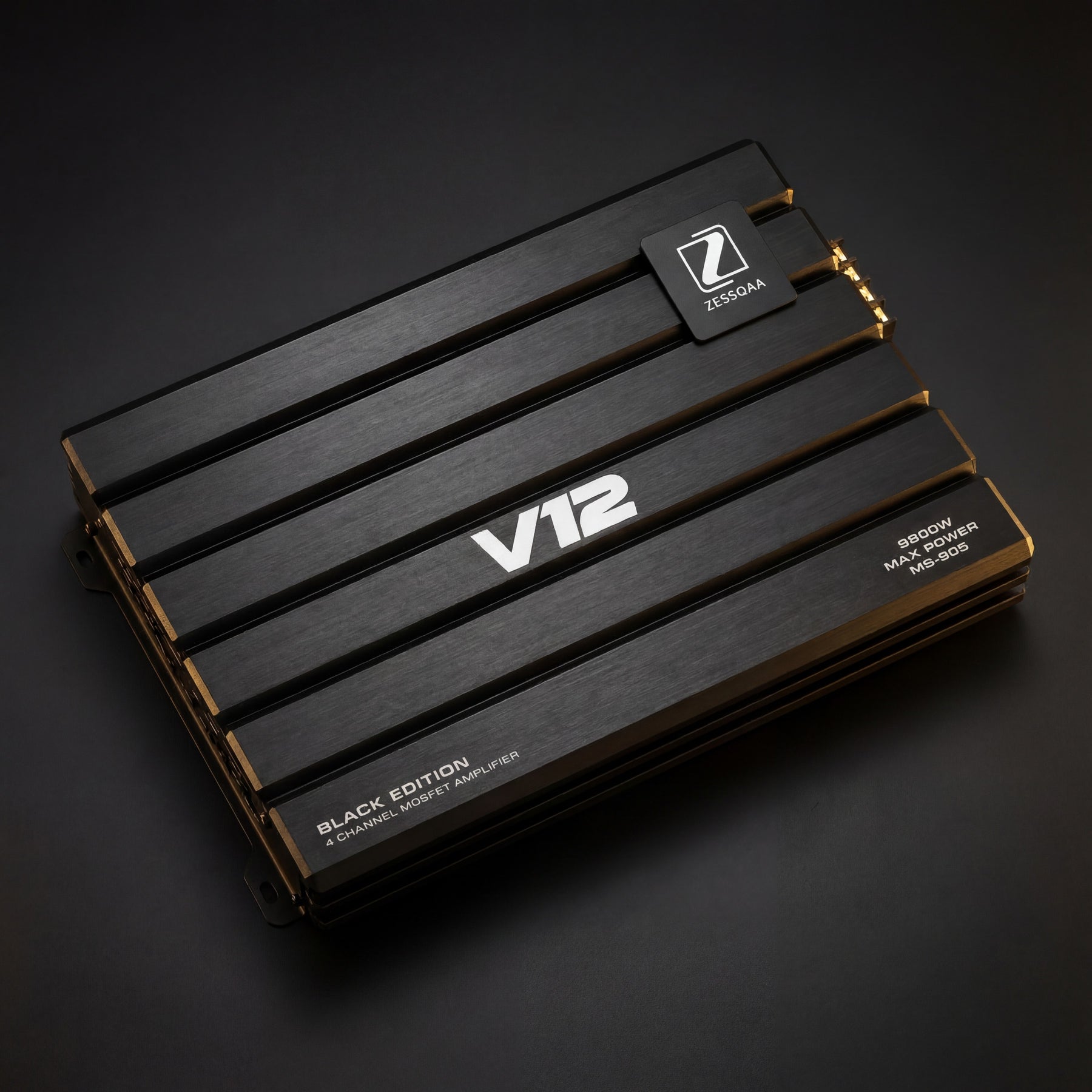 Zessqaa 4-Channel Car Amplifier — Black Series (MS-905)