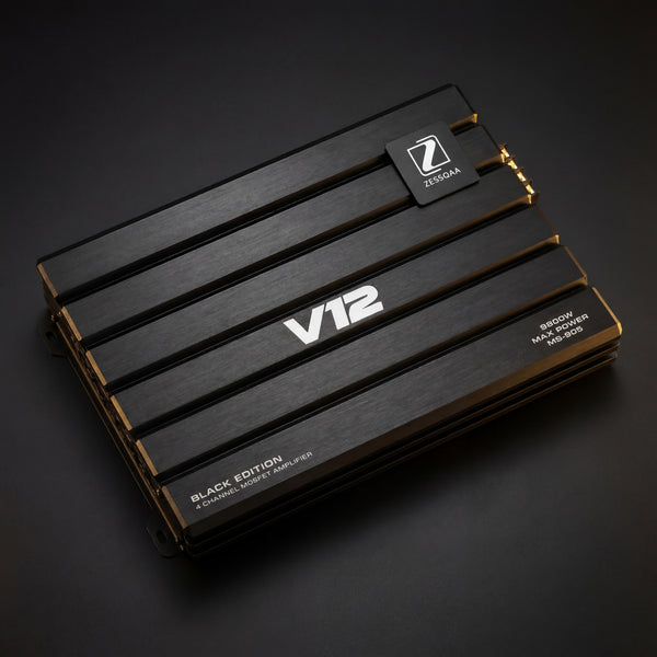 Zessqaa 4-Channel Car Amplifier — Black Series (MS-905)