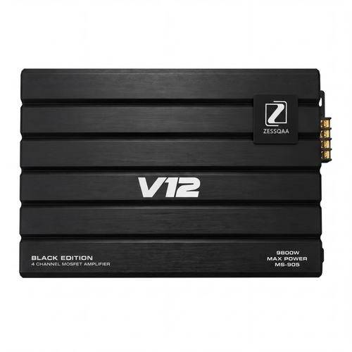 Zessqaa 4-Channel Car Amplifier — Black Series (MS-905)