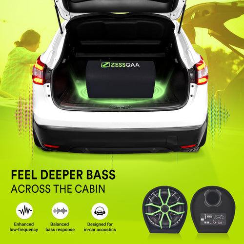 Zessqaa ZQ-1001BST 10-Inch Active Basstube with Built-In Amplifier