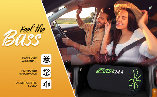 Zessqaa ZQ-1001BST 10-Inch Active Basstube with Built-In Amplifier