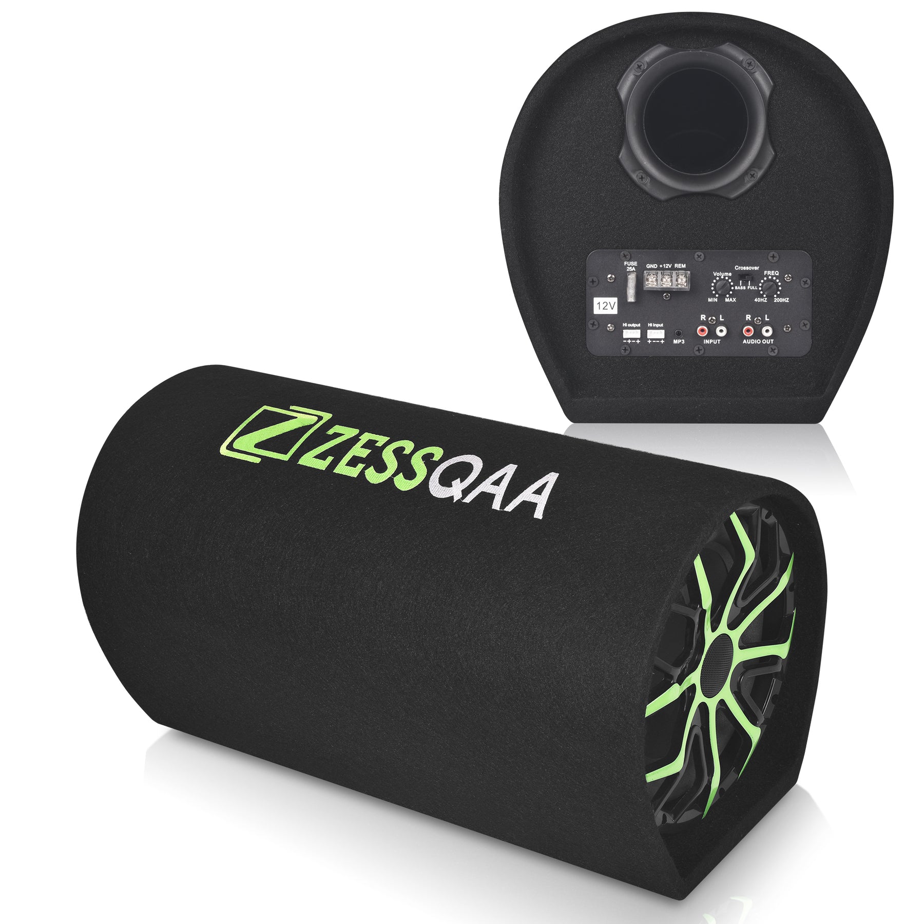 Full Cabin Bundle — 10.5" QLED Android Stereo (360 Camera) + ZQ-1001BST 10" Basstube