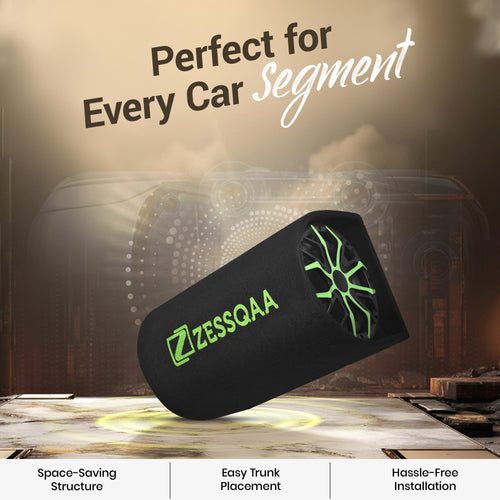 Zessqaa ZQ-801BST 8-Inch Active Basstube with Built-In Amplifier
