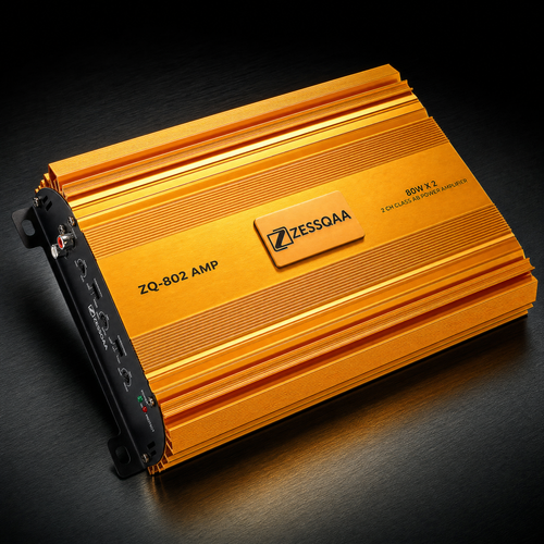 Zessqaa ZQ-802 2-Channel Class AB Car Amplifier