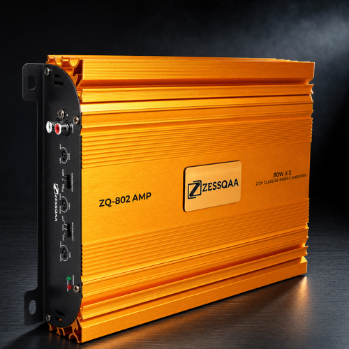 Zessqaa ZQ-802 2-Channel Class AB Car Amplifier