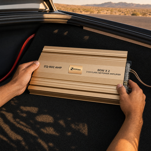 Zessqaa ZQ-802 2-Channel Class AB Car Amplifier