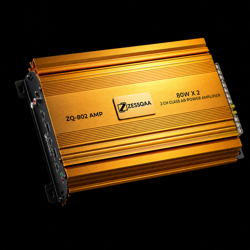 Zessqaa ZQ-802 2-Channel Class AB Car Amplifier