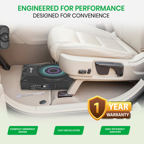 Zessqaa SB-S-10 Under-Seat Active Subwoofer for Car