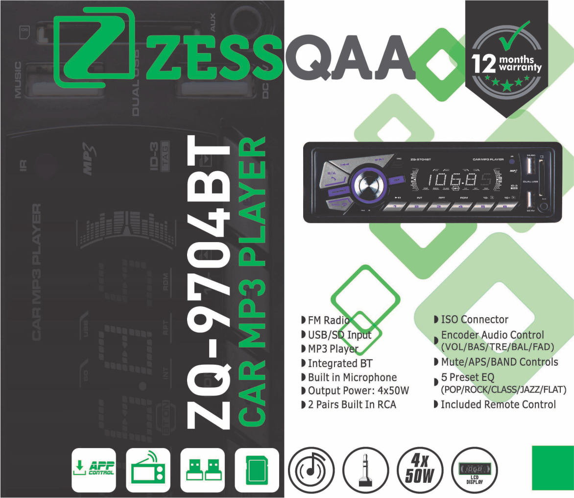 ZQ-9704BT - Zessqaa