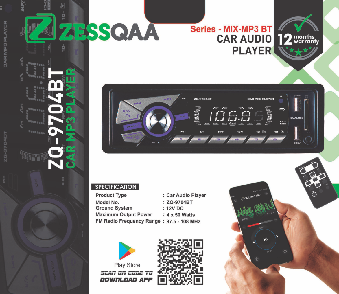 ZQ-9704BT - Zessqaa