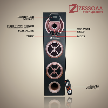 ZQ-801TSPK Single Party Tower Speaker