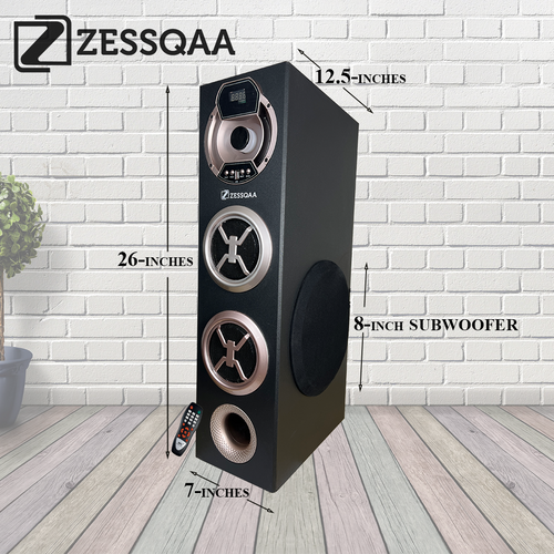 Zessqaa ZQ-801TSPK Single Party Tower Speaker