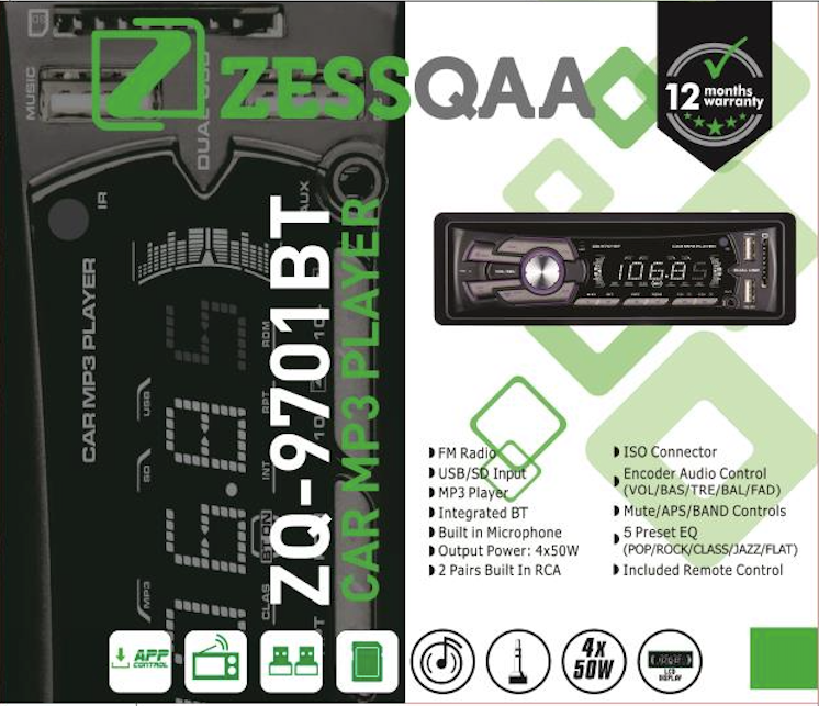 ZQ-9701BT - Zessqaa