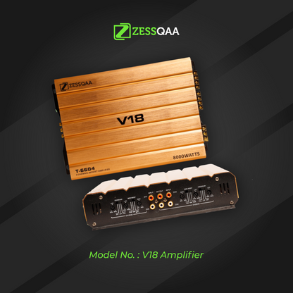 V-18 (4 CHANNEL CAR POWER AMPLIFIER) - Zessqaa