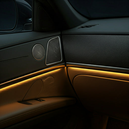 Zessqaa car audio system installed in Indian car — premium bass tube and speakers